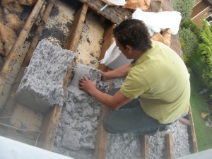 A 50mm gap left below the joist